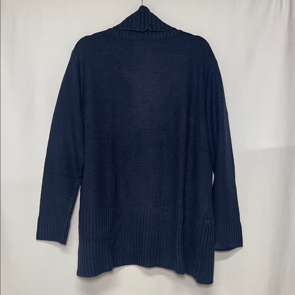 Open Front Navy Cardigan - Picture 6 of 10